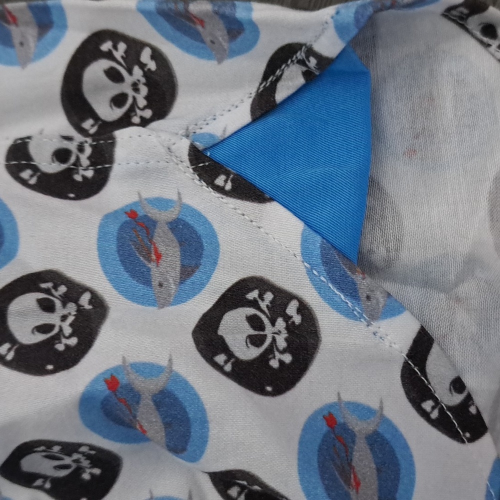 Visconti Shark N' Skull Print Short-Sleeve Woven Shirt - Picture 6 of 8